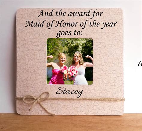 maid of honor photo frame|maid of honor picture frame.